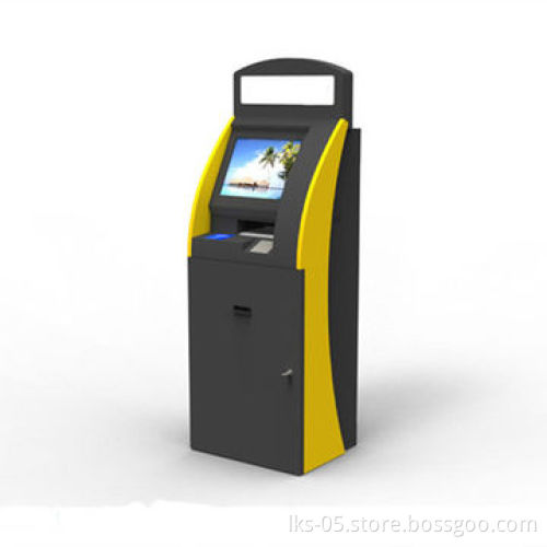 Kiosk enclosure cabinet with touch screen and payment components for OEM/ODM orders